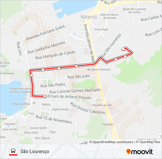 66C Bus Line Map
