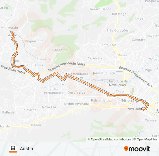 007 Bus Line Map