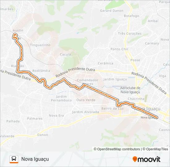 007 Bus Line Map