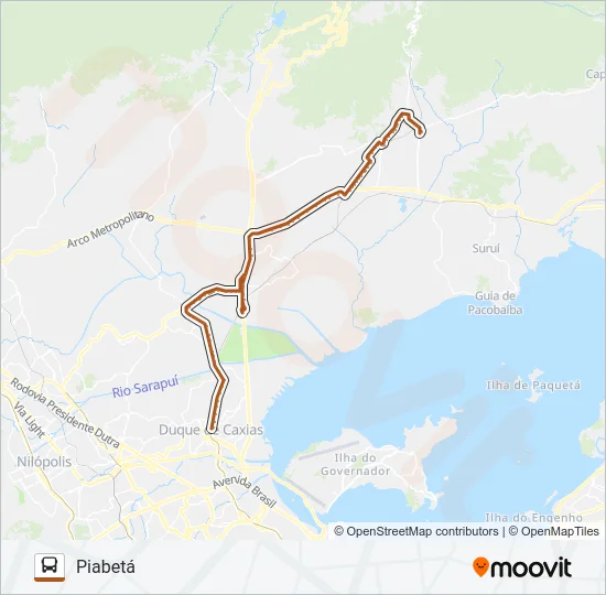 405I Bus Line Map