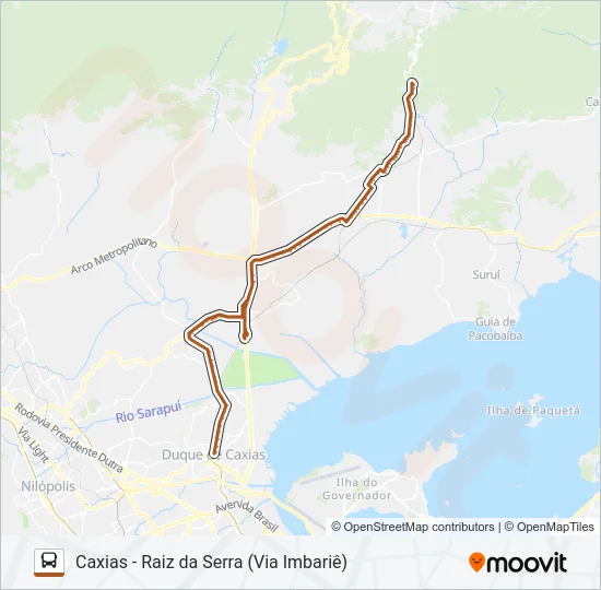 407I Bus Line Map