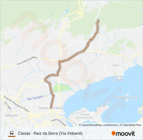 407I Bus Line Map
