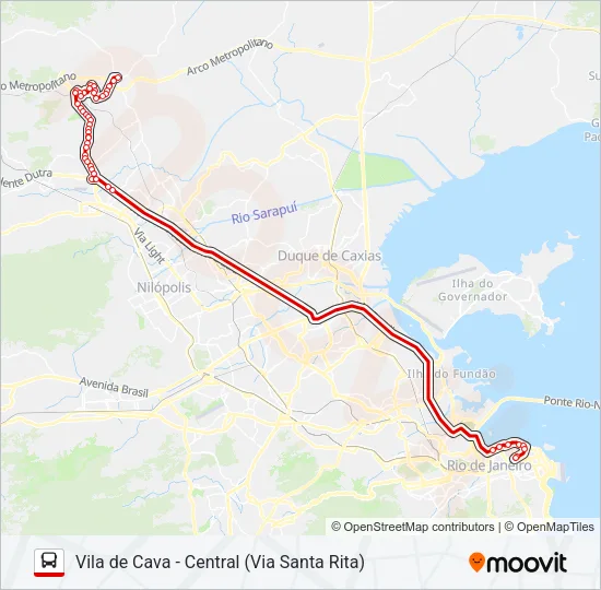 492B Bus Line Map