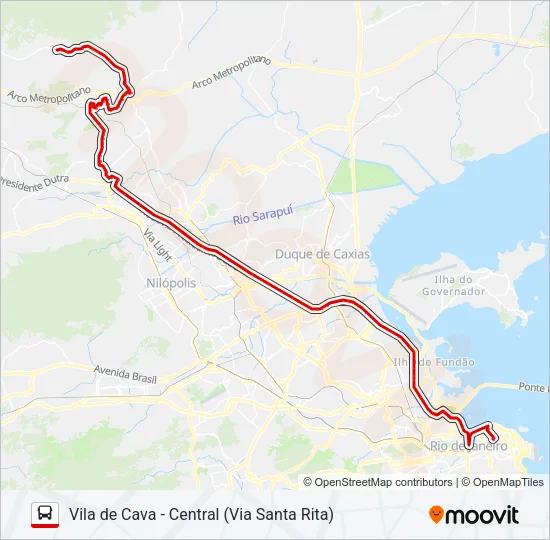 492B Bus Line Map