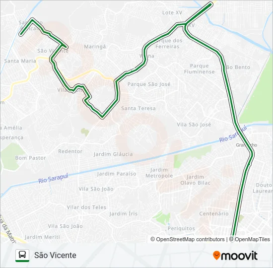 446I Bus Line Map