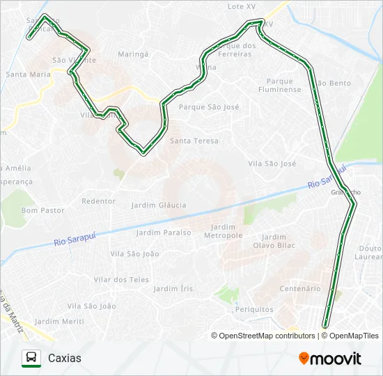 446I Bus Line Map