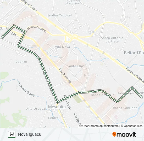 675I Bus Line Map
