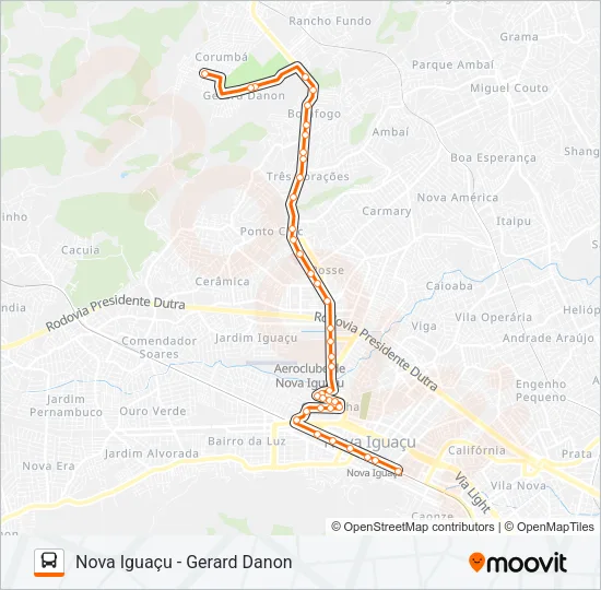 120 Bus Line Map