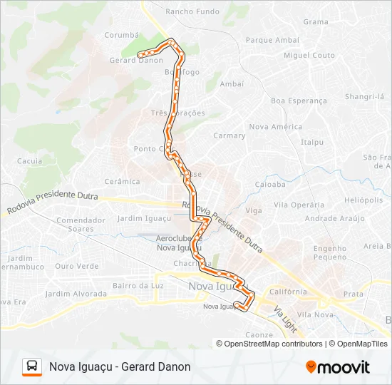 120 Bus Line Map