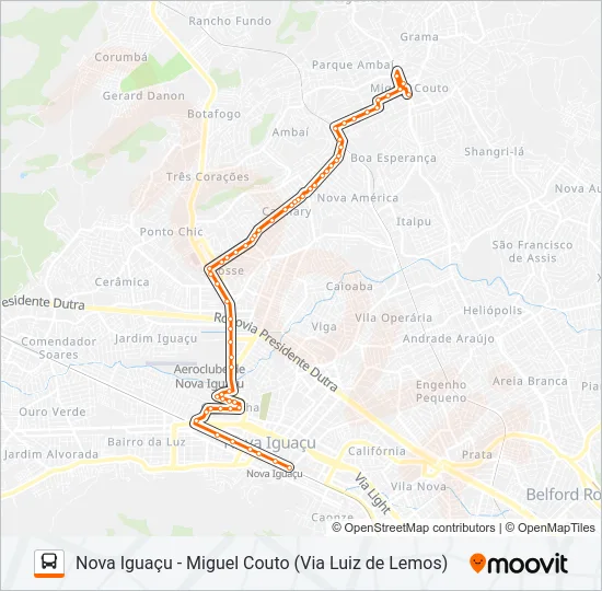 125 Bus Line Map