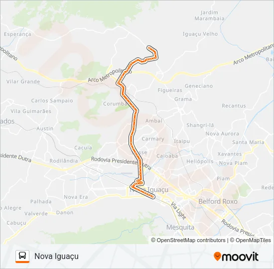 129 Bus Line Map