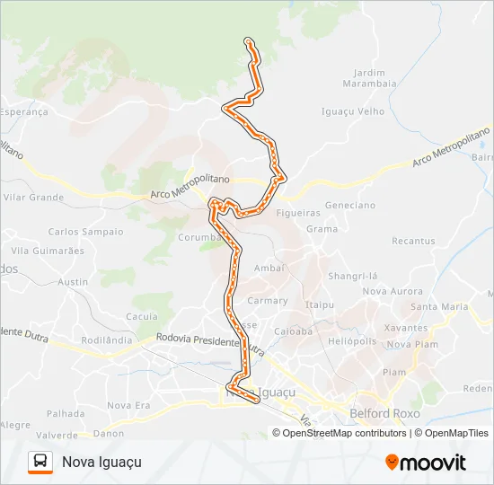 131 Bus Line Map