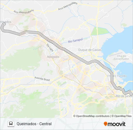 440 Bus Line Map