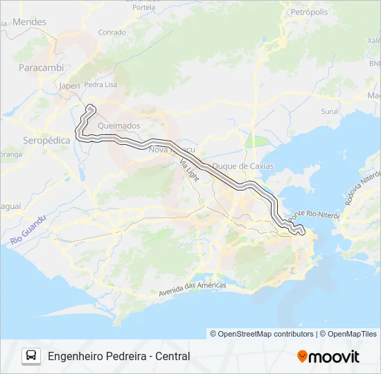 451 Bus Line Map