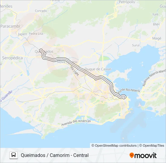 452 Bus Line Map