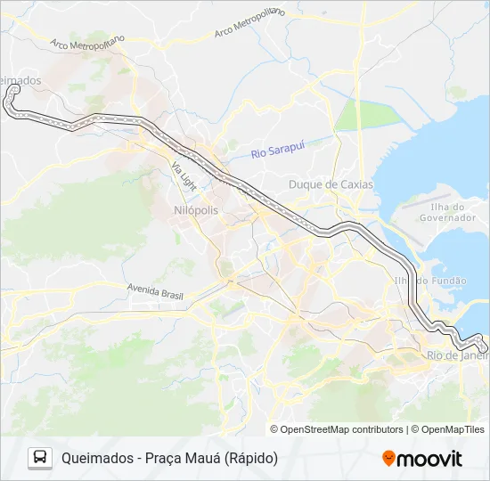 1440 (EXECUTIVO) Bus Line Map