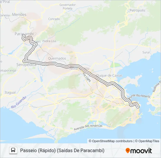 1907 (EXECUTIVO) Bus Line Map
