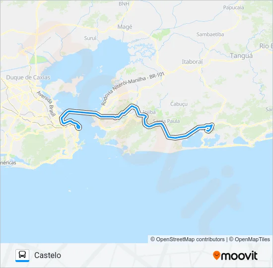 2146D (EXECUTIVO) Bus Line Map