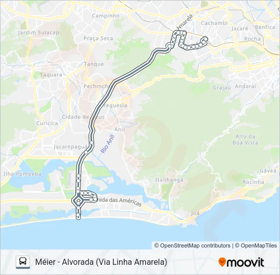 693 Bus Line Map
