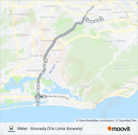 693 Bus Line Map