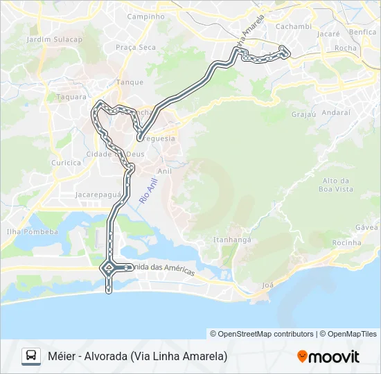 693 Bus Line Map