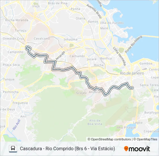 607 Bus Line Map