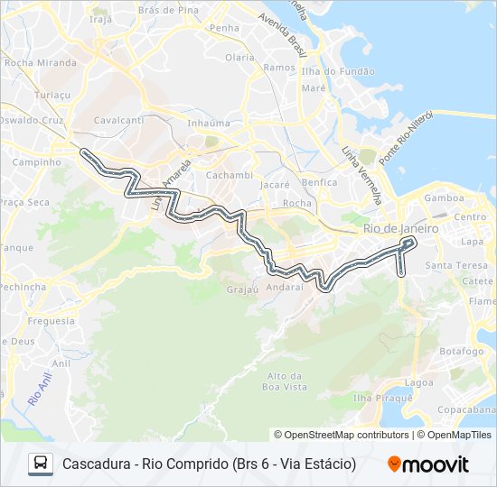 607 bus Line Map