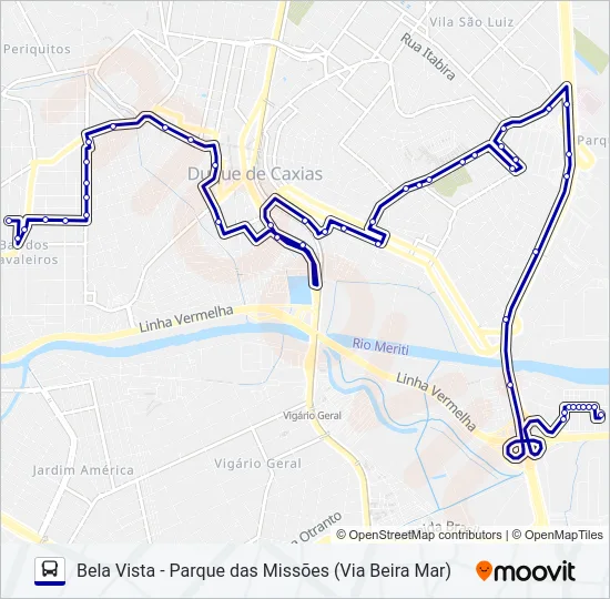 20 Bus Line Map