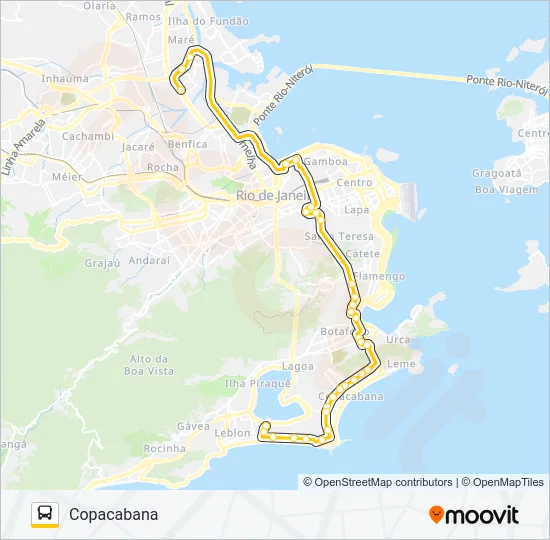 444 Bus Line Map