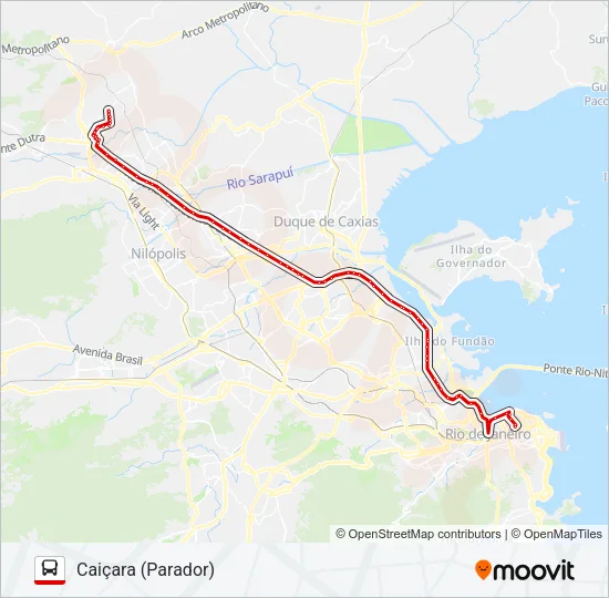 498B Bus Line Map
