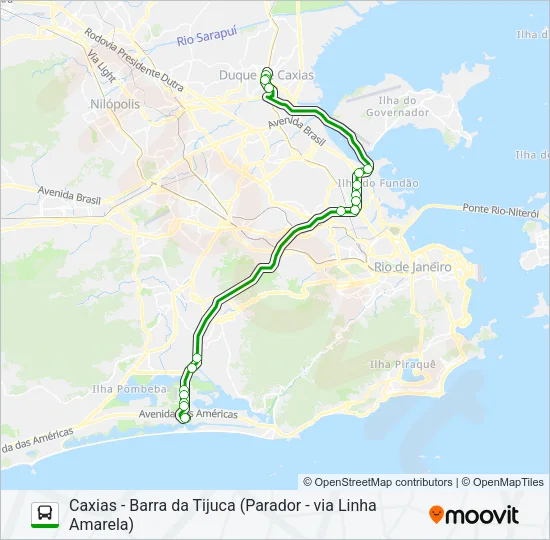 415T Bus Line Map