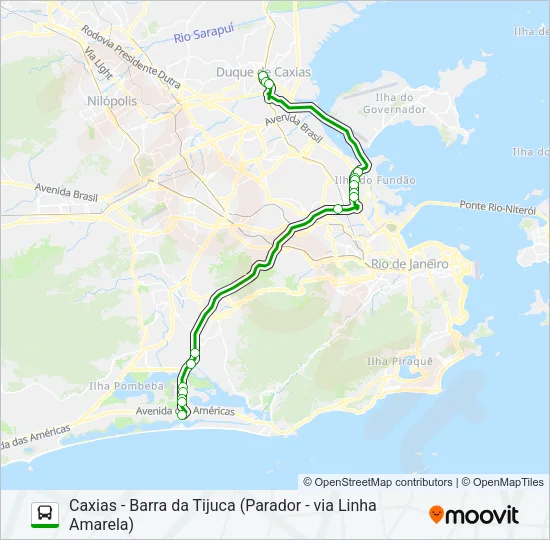 415T Bus Line Map