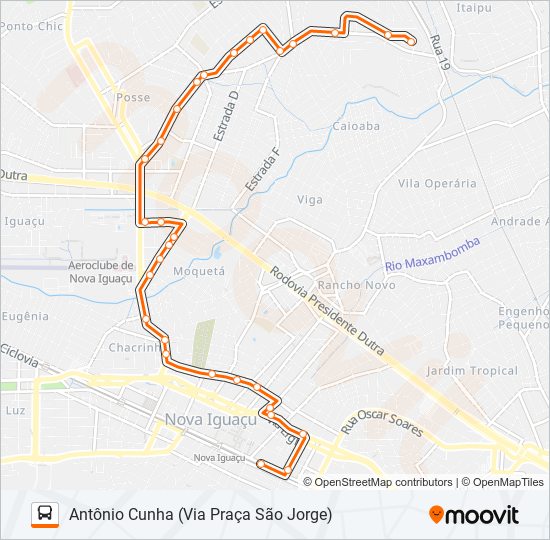 118 bus Line Map