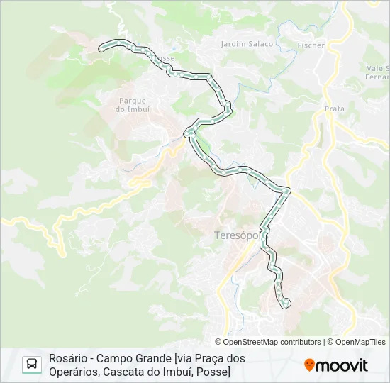 P01A Bus Line Map
