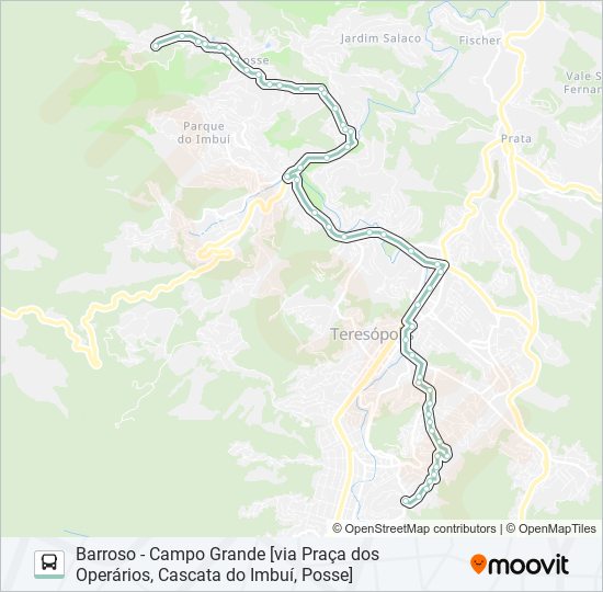P01D Bus Line Map