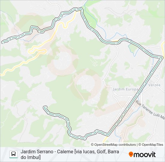 P02A Bus Line Map
