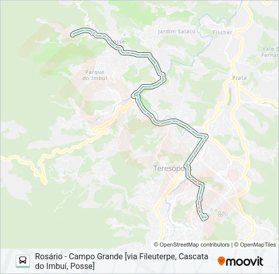P11A Bus Line Map