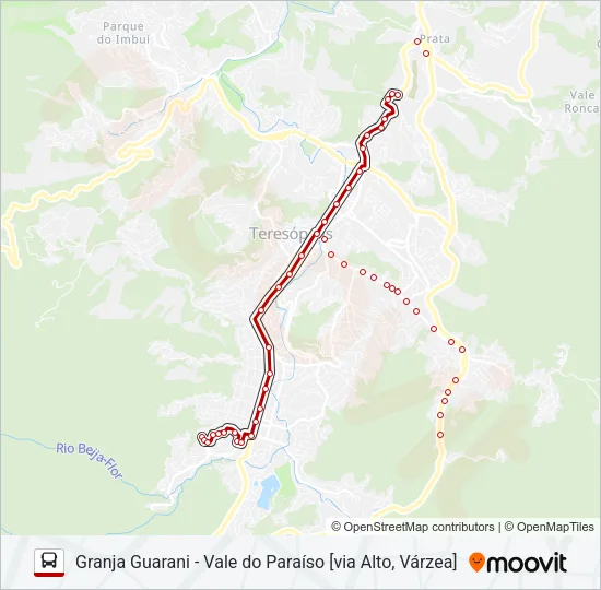 01A Bus Line Map