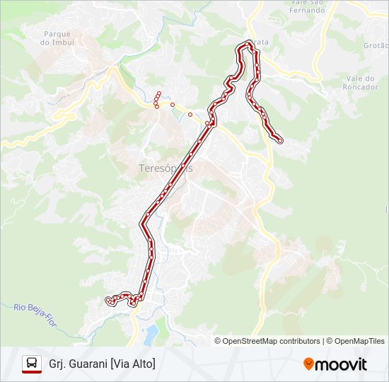 01A bus Line Map