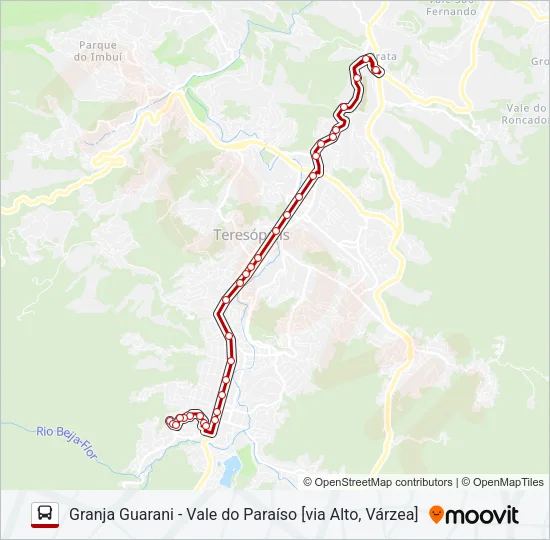 01A Bus Line Map
