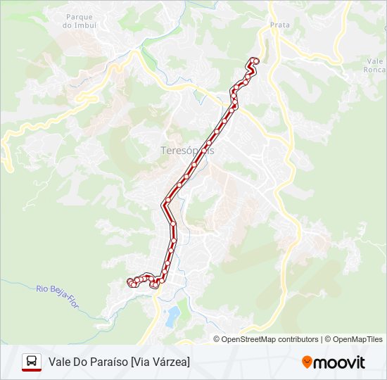 Rota da linha 71a: horários, paradas e mapas - Rodoviária [Via Vale  Paraíso] (Atualizado)