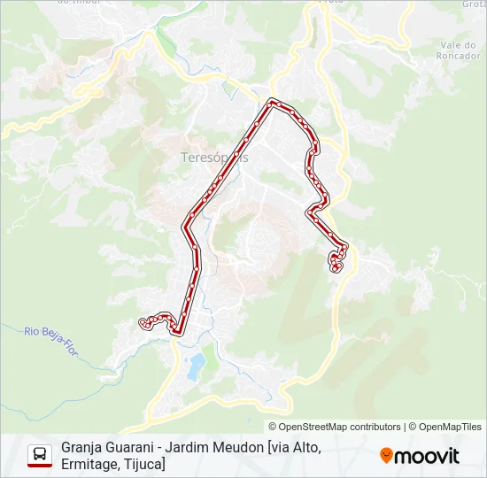 01B Bus Line Map
