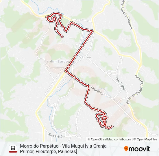 02C Bus Line Map