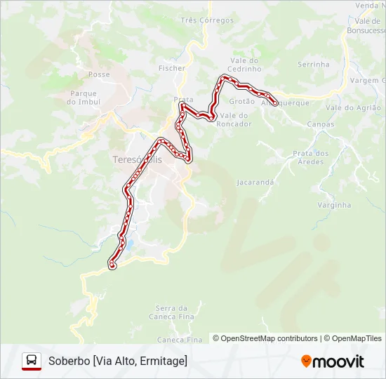 04A Bus Line Map