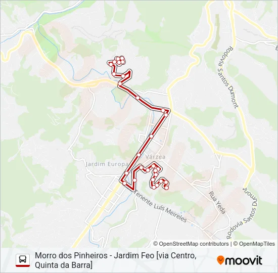 15B Bus Line Map