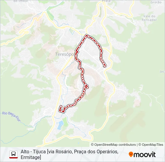 24A Bus Line Map