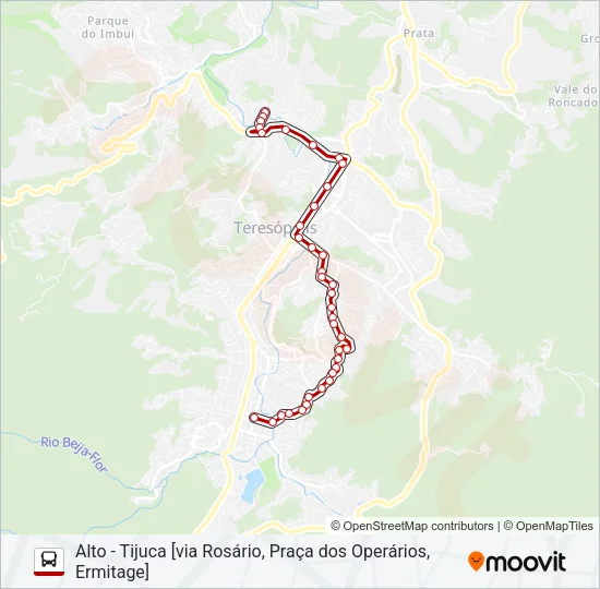 24A Bus Line Map
