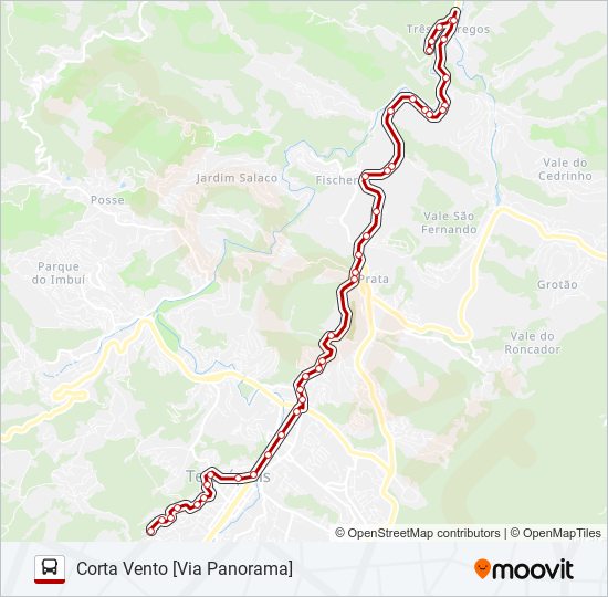 25A bus Line Map