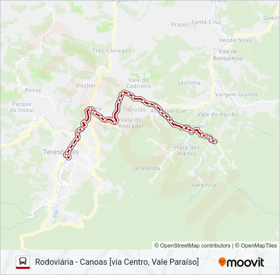 30A Bus Line Map
