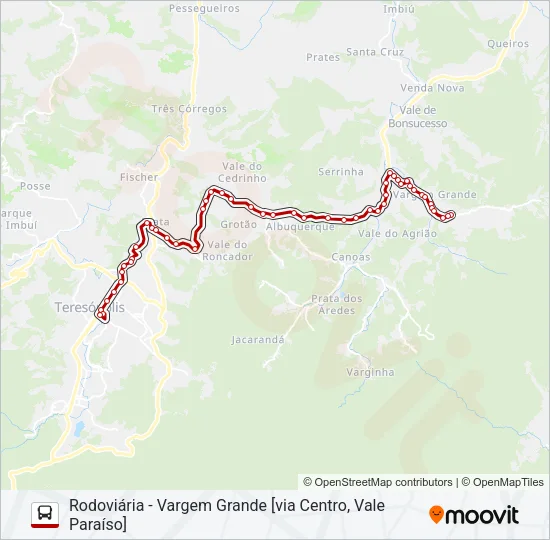 35A Bus Line Map
